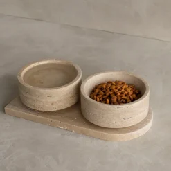 Pamono Travertine Pet Bowl from Kiwano Concept><noscript><img width=