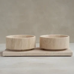 Pamono Travertine Pet Bowl from Kiwano Concept><noscript><img width=