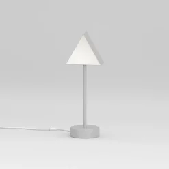 New Pamono Triangle Box Nickel Desk Light by Atelier Areti