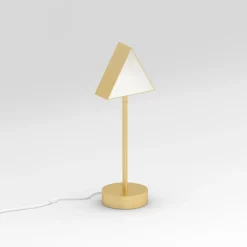 New Pamono Triangle Box Nickel Desk Light by Atelier Areti