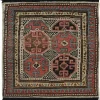Discount Pamono Tribal Square Rug with Geometric Pattern and Medallion from R&K Principal Jahanshah Nazmiyal