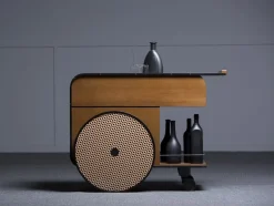 Pamono Trink Bar Cart in Teak by Karl Chucri and Rami Boushdid for Kann Design