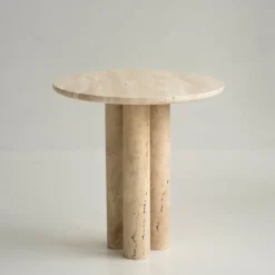 Pamono Trio No. II Travertine Side Table from Kiwano Concept> Tables