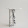 Sale Pamono Trio No. III Lilac Marble Side Table from Kiwano Concept