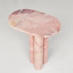 Pamono Trio No. III Pink Marble Side Table from Kiwano Concept><noscript><img width=