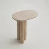 Discount Pamono Trio No. III Travertine Side Table from Kiwano Concept