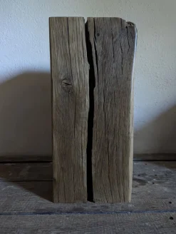 Pamono Trio of Oak Monoliths by Atelier Bloam, Set of 3><noscript><img width=