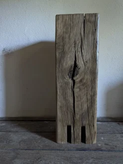 Pamono Trio of Oak Monoliths by Atelier Bloam, Set of 3><noscript><img width=