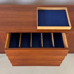 Pamono Trio Teak Sideboard by Nils Jonsson for Troeds, 1960s
