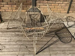 Pamono Tripod Iron Garden Chair, 1950s><noscript><img width=