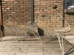 Pamono Tripod Iron Garden Chair, 1950s><noscript><img width=