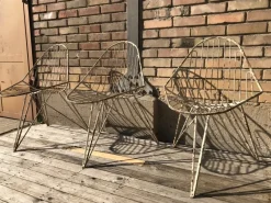 Pamono Tripod Iron Garden Chair, 1950s><noscript><img width=