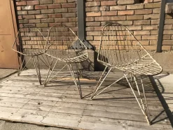 Pamono Tripod Iron Garden Chair, 1950s><noscript><img width=