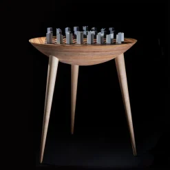 Pamono Trojan Chess Table from Futuro Studio, 2019, Set of 33><noscript><img width=