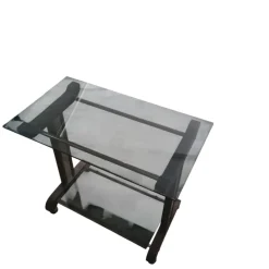 Outlet Pamono Trolley with Smoked Shelves, 1960s