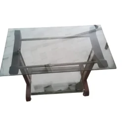 Outlet Pamono Trolley with Smoked Shelves, 1960s
