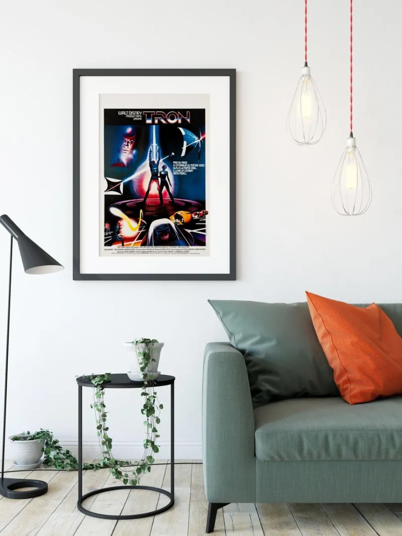 Online Pamono Tron Original Vintage Movie Poster, French, 1982