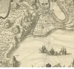 Hot Pamono Trondheim by Pufendorf, 1697