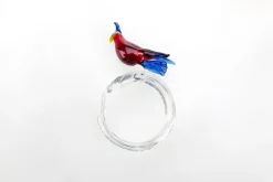 Sale Pamono Tropical Birds Napkin Rings from Casa Rialto, Set of 6