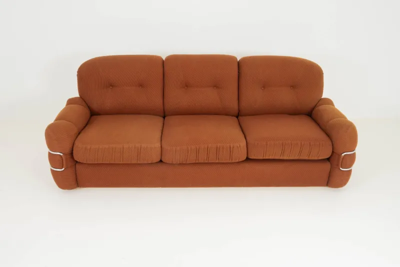 Pamono Tropicana Seating Set by Agostino Lescai for Bedding Brevetti, 1970s, Set of 3> Living Room Sets