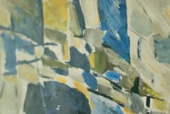 New Pamono Tryggve Örn, Abstract Composition, Mid-20th Century, Oil on Canvas