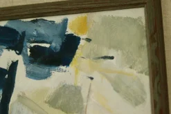 New Pamono Tryggve Örn, Abstract Composition, Mid-20th Century, Oil on Canvas