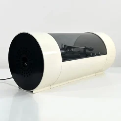 Pamono Tube Turntable Stereo Console by Yonel Lebovici for Paam, 1968><noscript><img width=