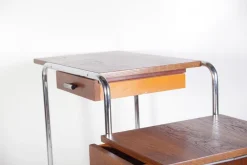 Online Pamono Tubular Chrome Table or Desk from Kovona, 1950s