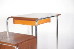 Online Pamono Tubular Chrome Table or Desk from Kovona, 1950s
