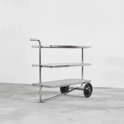 Pamono Tubular Trolley in the style of Thonet, 1980s><noscript><img width=