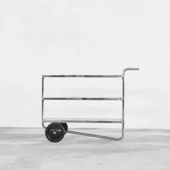 Pamono Tubular Trolley in the style of Thonet, 1980s><noscript><img width=