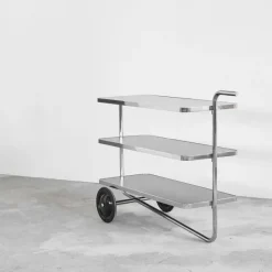 Pamono Tubular Trolley in the style of Thonet, 1980s><noscript><img width=