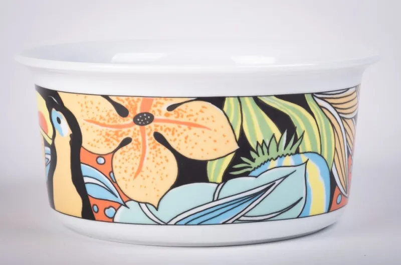 Pamono Tukan Dish and Bowls from Pillivuyt, France, Set of 3> Serving Dishes