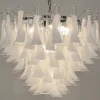 Pamono Tulipani Chandelier in White 75 from Novaresi> Ceiling Lights