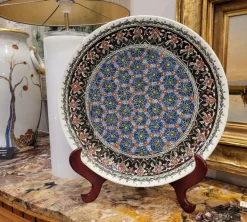 Pamono Turkish Ceramic Dish, 1950s><noscript><img width=