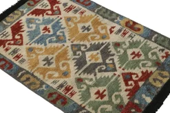 Pamono Turkish Style Rug with Polychromatic Geometric Patterns from R&K Principal Jahanshah Nazmiyal> Carpets & Textiles|Carpets & Textiles
