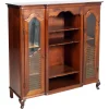 Clearance Pamono Tuscan Baroque Style Walnut Display Sideboard with Brass Grilles by Michele Bonciani, 1940s