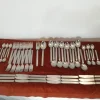 Pamono Twelve-Person Cutlery Set by Gio Ponti for Fratelli Calderoni, Italy, 1960s, Set of 54> Cutlery & Serving Utensils