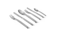 Pamono Two Faces of the Moon Cutlery Set by Afra & Tobia Scarpa for Cassina, Set of 24><noscript><img width=