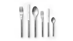 Pamono Two Faces of the Moon Cutlery Set by Afra & Tobia Scarpa for Cassina, Set of 24><noscript><img width=
