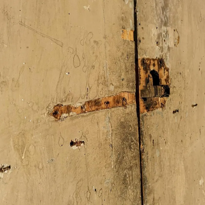 Pamono Two-Leaf Door with Original Lacquer, 1700s> Architectural Elements
