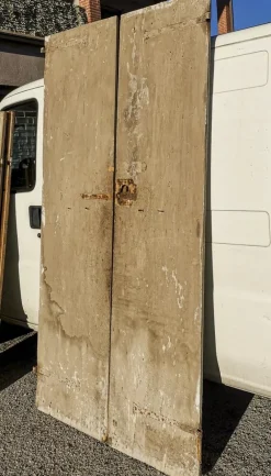 Pamono Two-Leaf Door with Original Lacquer, 1700s><noscript><img width=