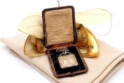 Pamono Two-Tone Gold Square Pocket Watch from Longines><noscript><img width=