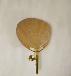 Pamono Uchiwa II Wall Lamp by Ingo Maurer, 1970><noscript><img width=