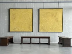 Pamono Ullate, No. 7 Diptych, Mixed Media Paintings, Set of 2><noscript><img width=