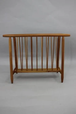 Clearance Pamono Uluv Beech Newspaper Stand, Czechoslovakia, 1960s