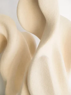 Pamono Unglazed Ceramic Ethereal Sculpture in Stoneware Clay by Aleksandra Krasnopolska><noscript><img width=