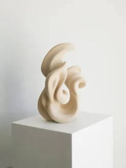 Pamono Unglazed Ceramic Ethereal Sculpture in Stoneware Clay by Aleksandra Krasnopolska><noscript><img width=