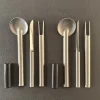 Pamono Uni Set Casters by Carla Nencioni and Armando Moori for Zani & Zani, 1971, Set of 3> Cutlery & Serving Utensils