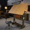 Best Pamono Unic Paris Architect Table by Lucien Sautereau, 1960s